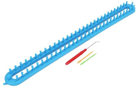 Telaio per Maglieria Set Stitch Knit Leggero Durevole Strumento per Tessitura Telaio per Tessitura per Principianti Accessori per Cucire Knitter Fai D, Lunghezza 58 cm