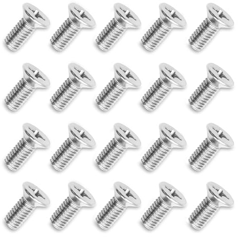 20pcs Brake Disc Rotor Screws, Stainless Steel Car Brake Disc Screw 93600-06014-0H Automotive Rotor Bolts Front and Rear Set Screws
