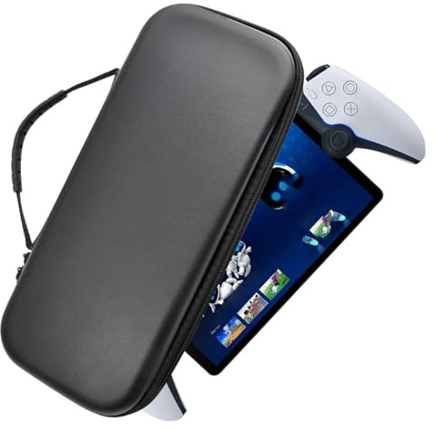 Buziba Storage Bag Hard Shell Protective Carry Case for PS5 PlayStation Portal Handheld Game Console Portable Travel Handbag for Console and Accessories