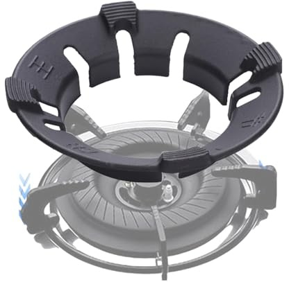 Anneau De Brûleur De Poêle – Support Universel Pour Wok En Fonte, Bloqueur De Vent De Cuisson | Accessoires De Cuisine Robustes Pour Les Grillades En Plein Air, Le Barbecue, Accélère La Cuisson