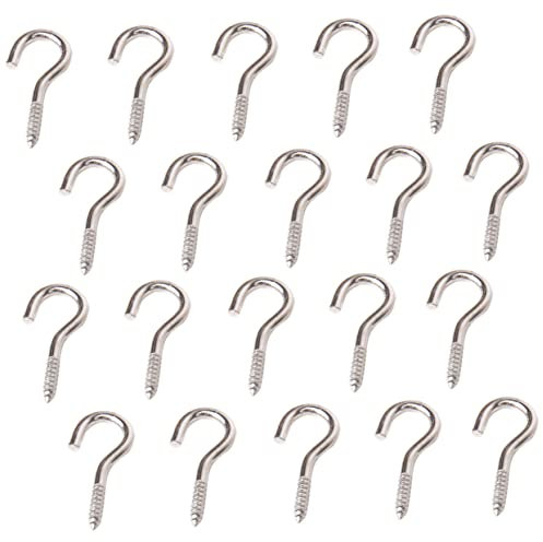 ULTECHNOVO 300pezzi Per Appendere Nichelato Per Tende e Decorazioni Resistente e Facile Installare Colore Dimensioni Ottimali Per