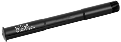 HOUSON Fahrrad Steckachsenadapter, M15*1.5/100mm, Aluminium, Schwarz, für MTB, BMX, Mountainbike, Rennrad und normale Fahrräder