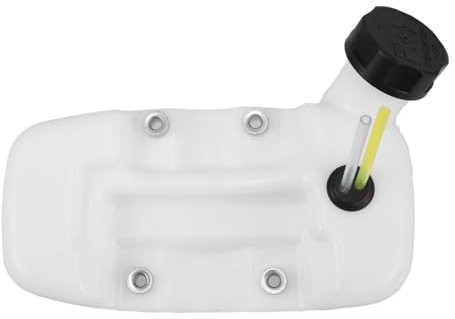 Réservoir de Stockage Tondeuse en Plastique Blanc, Usage Extérieur