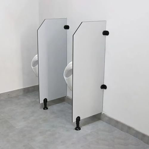 Urinal-Trennwand für Herren, Edelstahl, für Schule, Hotel, Toilette, langlebig, mit Eckcode, 1 Stück