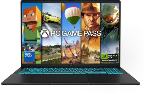 ASUS V16 V3607VP Gaming Laptop | 16.0 WUXGA 144Hz Screen | Intel Core 7 240H | NVIDIA GeForce RTX 5070 | 32GB RAM | 1TB PCIe SSD | Backlit Keyboard | Windows 11 | 3 Month Xbox Game Pass