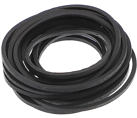 Gummiriemen für Kassettenrekorder 20 Stück Schwarz für Recorder | Gummi, Elastisch und Robust, zur Reparatur von Geräten, Geräusche, Unterstützt Drehzahl