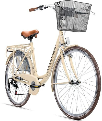 Bergsteiger Paris 26 Zoll Damenfahrrad Citybike Damenrad im Retro-Design