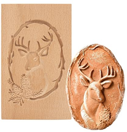 Cortador de galletas de madera 3D para Halloween, Acción de Gracias, Navidad, Pascua, formas para galletas, galletas, galletas caseras