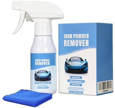 Jingmiger Spray Antiruggine - Spray Resistente per Pulizia della Vernice | Rimuovitore Macchie Pneumatici Auto 120ml,per Utensile Catena Bullone Griglia Ferramenta Cerniere Rubinetto Ruota Veicolo