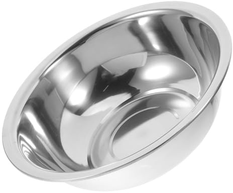 NOLITOY Bac Lavage Inox Acier Inoxydable Épais Bassin Profond pour Bain de Lavage Visage et Linge Surface Polie Facile à Nettoyer Robuste