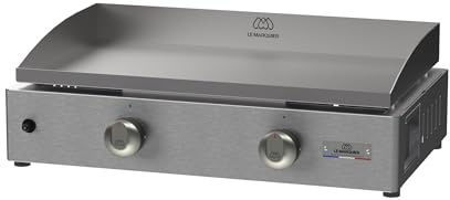 Le Marquier La Plancha Inox Gaz 260 2 Brûleurs Plaque 57x34cm