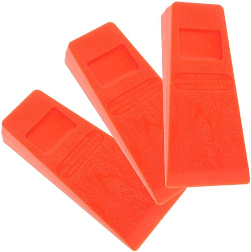 Beavorty Coin d'Abattage en Plastique 3 Pièces 12,7 CM pour Calage Tronçonneuse et Abattage d'Arbres Outil Portable pour Jardinage Forestier