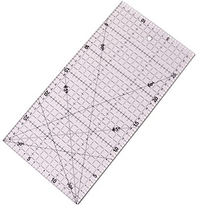 KFGISD, Kontorspapper Skolmaterial 1 st 15 * 30 * 0,2 cm Akrylmaterial Patchwork Linjal Högkvalitativ sömnadsverktygssats,Linjaler