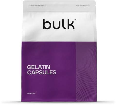 Bulk Gelatin Capsules, Size 00, Pack of 1000 - Packaging May Vary