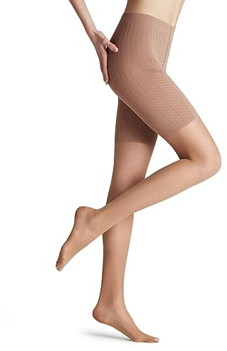 FALKE Damen Strumpfhose Cellulite Control 20 DEN W TI transparent gegen Cellulite 1 Stück, Hautfarben (Powder 4069), S-M