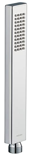 PaulGurkes Handbrause aus Messing flach eckig Stabbrause