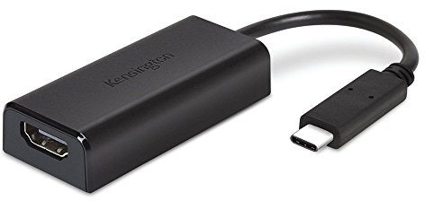 Kensington Adaptador USB-C a HDMI - CV4000H Adaptador USB-C a 4K HDMI, adaptador de video externo, USB-C para resolución Ultra HD a 30 Hz - Certificado para trabajar con Chromebook (K38675WW)