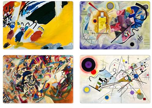 Lupia Tovagliette Americane Lavabili Set 4 pz PVC KANDINSKY 28,5x43 cm