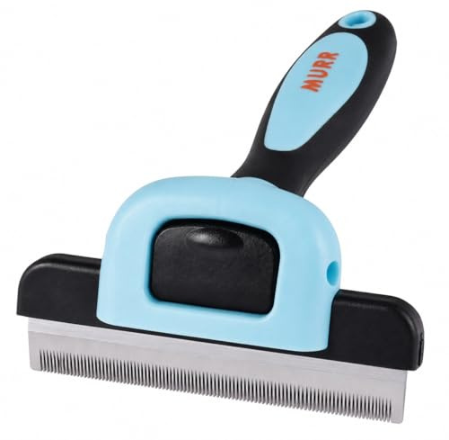 Pet Deshedding Tool, Dog and Cat Brush, Shedding Tool, Grooming Comb, Undercoat Remover, Long Hair Brush