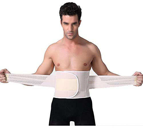 Verstellbare Rückenbandage für Männer, Frauen, Teenager, Präventionstraining, Dual-Pull-Lendenwirbelsäule, unterer Rückengurt, Stützorthese zur Schmerzlinderung, Stützgürtel (Farbe: Schwarz, Grö