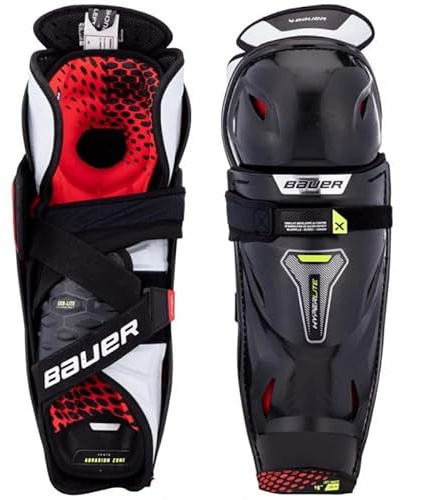BAUER Vapor Hyperlite Eishockey Schienbeinschoner, Senior (Größe: 15.0)
