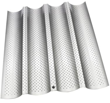LIFKOME 2St Backwerkzeug für die Küche französisches Brot Kastenform zum Backen Toaster flache Pfanne Ofen Wellentablett Blech atmungsaktiv Brotpfanne kleine Werkzeuge Backgeschirr Zubehör