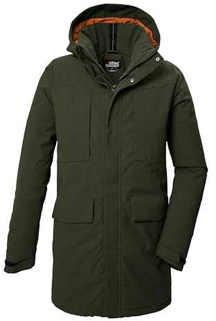Killtec Herren Kow 80 Mn Prk Funktionsparka/Parka mit abzippbarer Kapuze