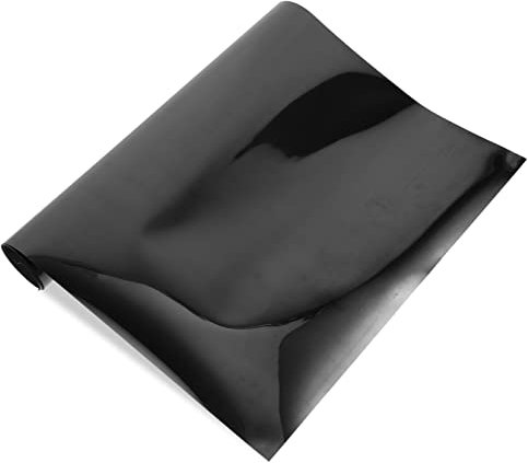 Hohopeti Schwarze Pu Textil Wärmeübertragungsfolie 1 Bogen Zuschneidbar für T-shirts und Kleidung für Selbstgemacht Kleidungsgestaltung und Heimwerkerbedarf
