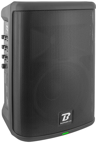BoomToneDJ GoSound 800 – Enceinte Portable Active Bluetooth, 100 W RMS, DSP intégré, Batterie Lithium, TWS stéréo, idéale pour Animation, Concerts Mobiles, conférences, sonorisation extérieure