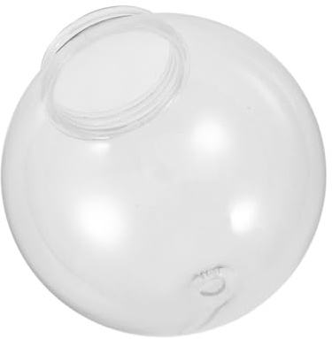 Amosfun Paralume Sferico Trasparente Acrilico Coprilampada Globo Ricambio Per Lampade Esterno Apertura Per Pendente Soffitto Applique Parete Giardino