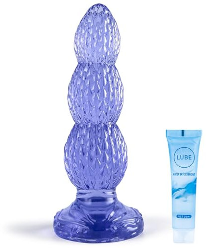 Dragon Dildo Sex Toys Blue 8 inch Monster Dildo with Suction Cup Fantasy Huge Dildos Purple Butt Plug Anal for Women and Men Prostate Massager Sex Toy for Adults Anal Ease BBC