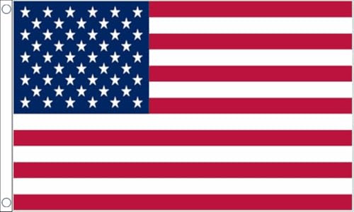 Bandera de nailon resistente de Estados Unidos de 5 x 3 pies con ojales FlagSuperstore