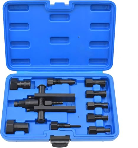 10 Piece Motorcycle Blind Internal Inner Insert Inside Bearing Extractor Puller Tool Kit Motorcycle Inner Bearing Removal Tool Set 8-25MM