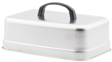 MagiDeal Cloche de Cuisson, Fromage de Fusion de Fusion, Couvercle de Vapeur Rectangulaire en Acier Inoxydable, Couvercle de Grill en Métal Robuste pour Dessus Plat