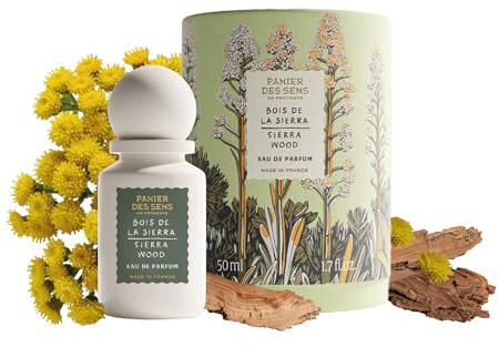 Panier des Sens - Profumo Donna Bois de la Sierra – Profumo Legnoso – Fragranza femminile al quotidiano – Eau de Parfum elaborata a Grasse, France – Regalo per donna – Elegante cofanetto