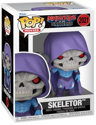 Funko Pop! Filmer: Masters of the Universe - Skeletor - Samlarobjekt vinylfigur - Presentidé - Officiella varor - Leksaker för barn och vuxna - TV-fans - modellfigur för samlare och display