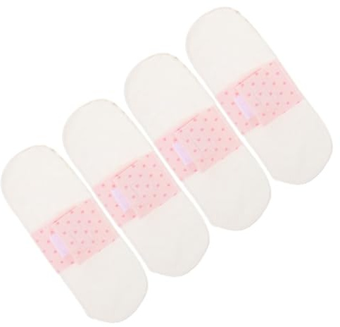 ifundom Waschbare Menstruationsbinden aus Baumwolle mit Hautfreundlicher Oberfläche and Wasserdichtem Schutz 4 Stück-pack für Frauen für Schwangerschaft und Wochenbett