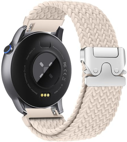 Ersättningsrem för Garmin Vivoactive 4,Venu 4 45mm/3/2, 22mm Sport Armband Klockarmband, Nylon Ersättningsband för Garmin Forerunner 970/570 47mm/255/265 Music