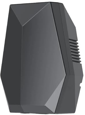 Bärbar handtork Hushållsautomatisk induktionsvägg Handtorkare Badrumstorkar händer snabbt 5-10s(Black)