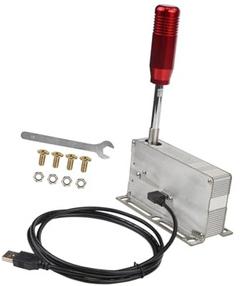 Hochpräziser USB Racing Schalthebel Ergonomisches Design Für PC Simulatoren. Genießen Sie Ein Realistisches Schalterlebnis. Racing Schalthebel Aus Aluminiumlegierung