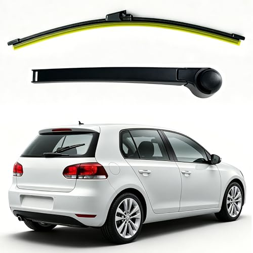 Auto Heckscheibenwischer Set – Kompatibel mit Golf 5, Golf MK4/MK5 (2004–2009), Polo 9N (2002–2009) – Scheibenwischer Hinten Wischerarm Ersatz Set