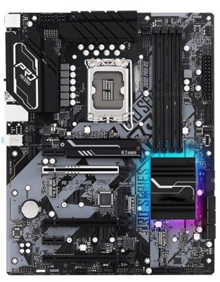 Carte mère Fit for ASRock Z690 Pro RS Carte mère Prise en Charge LGA1700 i9-14900K i7-12700K i5-12400F CPU 4xDDR4 5333MHz USB 3.2 Gen2 PCIe 5.0 ATX
