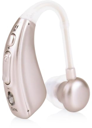 Eovuox Appareil Rechargeable, Longue durée de Vie, qualité sonore Haute définition, Fonction de réduction du Bruit (A313-bleu) (Argent)
