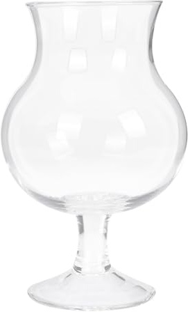 Toyvian Bicchiere da Whisky e Facile da Pulire 450ml in Vetro a Forma di Tulipano Design Creativo per Famiglie e Discoteche
