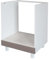 Berlioz Creations CF6BT kitchen cabinet for built-in oven High Gloss Taupe 60 x 52 x 83 cm