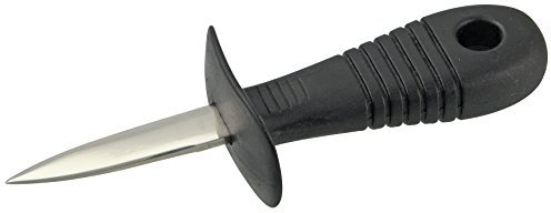 FMprofessional Cuchillo Abre Ostras Austernbrecher, Edelstahl, schwarz, 50 x 50 x 20 cm