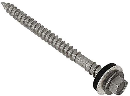 TechFast Composite Sheet to Timber Roofing Screws | 6.3 x 80mm | Elementech | Box 100