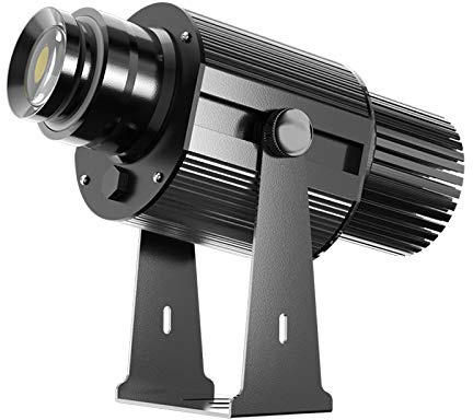 Proyector Gobo LED de 25W - Proyector de Logo Personalizado para Negocios, Eventos, Restaurantes y Tiendas - Proyección de Alta Calidad para Visibilidad de Marca - Color Negro