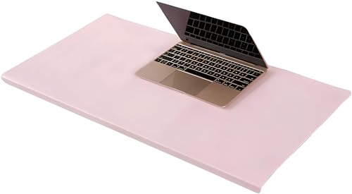 Büro Leder-Schreibtischunterlage,großes Mauspad mit Kantenschutz | wasserdicht glatt Schreibunterlage für Laptop-Tastatur