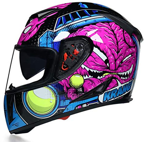 Motesen Motorcycle Helmet Full Face MTB Lock Extender Motorcycle Helmet Visor Tint Film Motocross Helmet Motorcycle Helmet Hook Motorcycle Helmet Covers Halloween